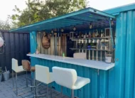 Conteneur Bar Démontable XL 4×3 Mètres Blanc RAL 9016