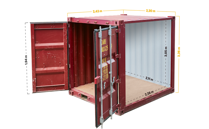 Plancher en acier de 2,44 m