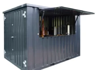 Conteneur Bar Démontable XL 3 x 2 Mètres Anthracite RAL 7016