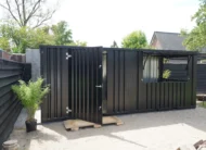 Conteneur bar démontable 6×2 XL RAL 9005 & RAL 7016