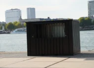 Conteneur bar démontable 3×2 XL RAL 9005