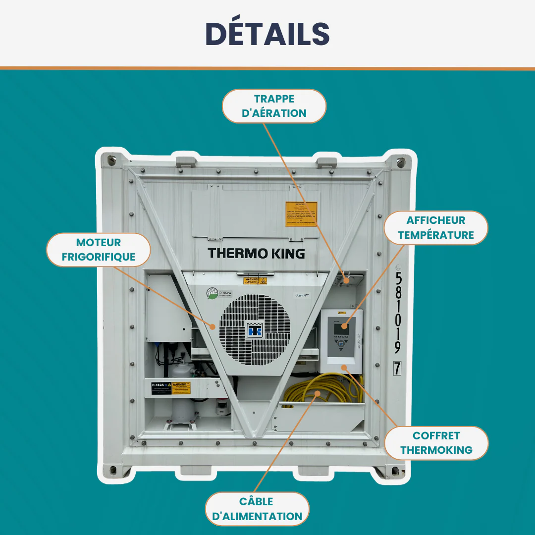 Conteneur Reefer 20 Pieds