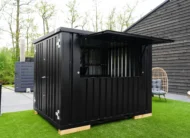 Conteneur Bar Démontable XL 4×3 Mètres Blanc RAL 9016